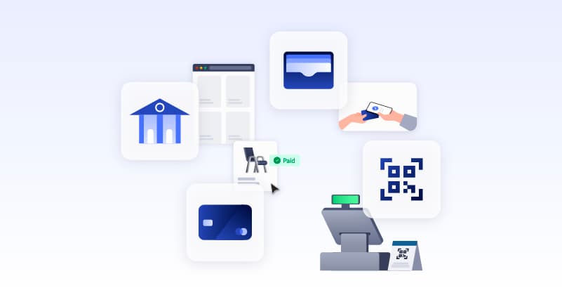 A payment gateway enables online businesses to securely and quickly accept payments from various channels, such as QR PromptPay, mobile banking, credit cards, debit cards, and e-wallets